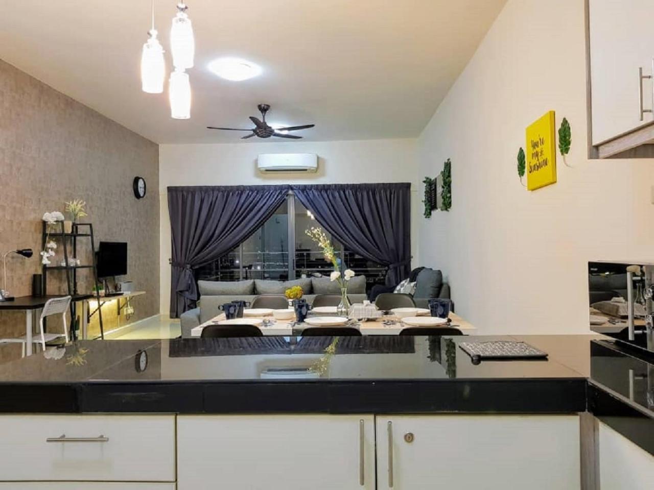 Puchong 8-12 Pax 5Min Lrt Cozy Apartment Ioi Mall 外观 照片